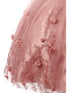 Bliss Big Girls Dusty Rose Sweetheart Off Shoulder 3D Floral Ball Gown 8-16 - SophiasStyle.com