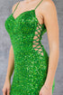 Womens Girls Sequin Sweetheart Side Slit Formal Gown XS4-3XL14