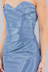 Bliss Womens Glossy Stretch Satin Mermaid Dress, Sizes XS-3XL
