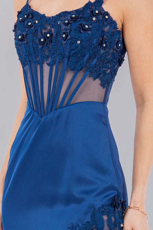 Bliss Strapless Sequin Corset Prom Gown for Women, Sizes XS-3XL