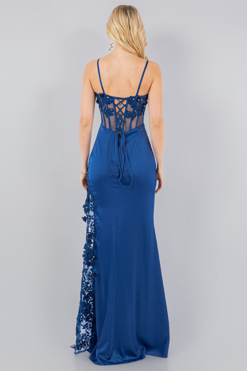 Bliss Strapless Sequin Corset Prom Gown for Women, Sizes XS-3XL