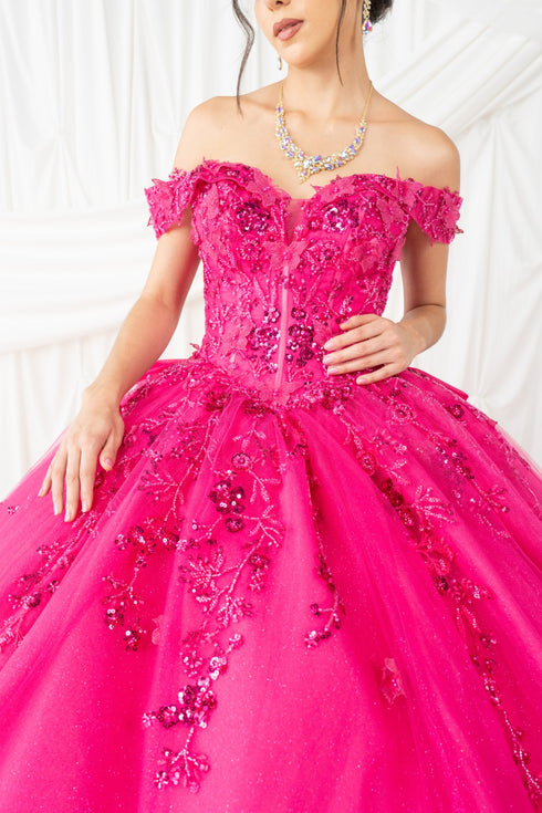 Butterfly Quinceañera Princess Ball Gown for Women, Sizes 4/XS-16/3X