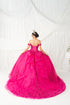 Butterfly Quinceañera Princess Ball Gown for Women, Sizes 4/XS-16/3X