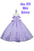 Butterfly Quinceañera Princess Ball Gown for Girls 2-16