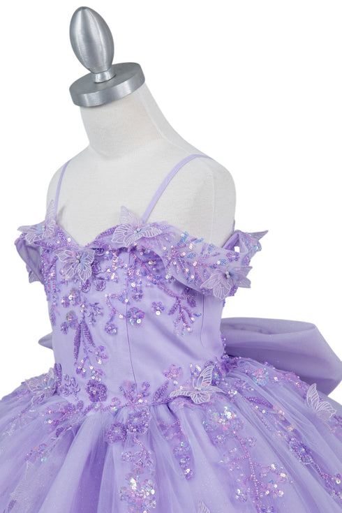 Butterfly Quinceañera Princess Ball Gown for Girls 2-16