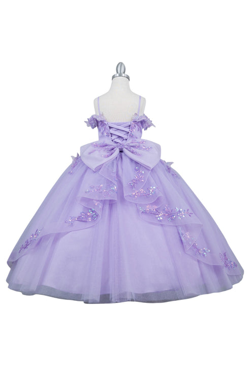 Butterfly Quinceañera Princess Ball Gown for Girls 2-16