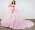 Off Shoulder Lace Beaded Applique Quinceañera Ball Gown for Women 4/XS-16/3X