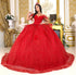 Off Shoulder Lace Beaded Applique Quinceañera Ball Gown for Women 4/XS-16/3X