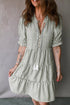 stripe-tasseled-tie-neck-ruffled-short-sleeve-tiered-flattering-dress-OhSoStyled-Sophia's-Style-1