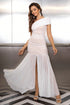 one-shoulder-ruched-maxi-dress Sophia's Trends - Sophia's Style-Pink-XL