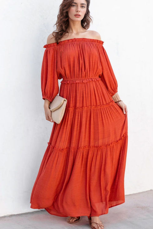 cutout-frill-off-shoulder-maxi-dress OhSoStyled - Sophia's Style-2