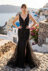 Womens Embellished Lace Mermaid Gown 4/XS-16/3X