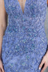 Womens Embellished Lace Mermaid Gown 4/XS-16/3X