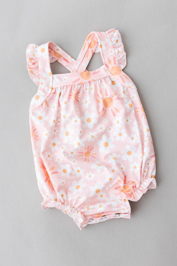 sweet-sunny-ruffle-cross-back-romper Mila &  Rose - Sophia's Style-Sweet & Sunny Ruffle Cross Back Romper-0-3M--1