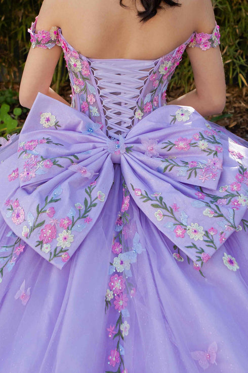Enchanting Princess-Inspired Floral Ball Gown for Women 4/XS-16/3X