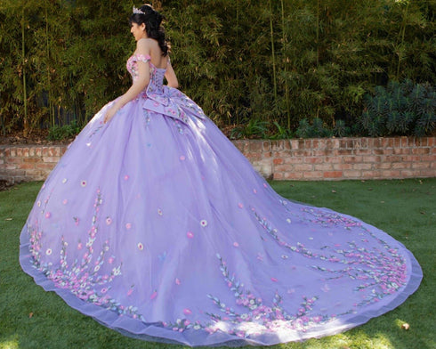 Enchanting Princess-Inspired Floral Ball Gown for Women 4/XS-16/3X