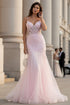 Womens Beaded Tulle Formal Gown with Lace Bodice 4/XS-16/3X