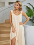 ruffled-v-neck-midi-dress Sophia's Trends - Sophia's Style--