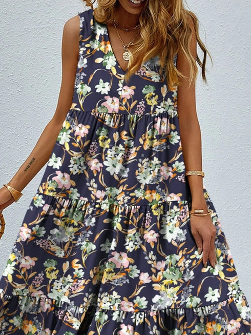 floral-tiered-maxi-tank-dress OhSoStyled at Sophia's Style-18