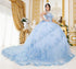 Floral Quinceañera Ball Gown with Crystal Embellishments for Women 4/XS-16/3X