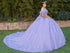 Women's Princess Butterfly Ball Gown – Off-Shoulder Tulle Quinceañera Dress with Beaded Corset and Sheer Sleeve 4/XS-16/3X