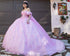 Women's Princess Butterfly Ball Gown – Off-Shoulder Tulle Quinceañera Dress with Beaded Corset and Sheer Sleeve 4/XS-16/3X