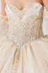 Enchanted Rose Princess Ball Gown – Crystal Embellished Quinceañera Dress 4/XS-16/3X