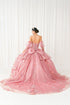 Enchanted Rose Princess Ball Gown – Crystal Embellished Quinceañera Dress 4/XS-16/3X