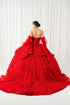 Enchanted Rose Princess Ball Gown – Crystal Embellished Quinceañera Dress 4/XS-16/3X