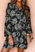 printed-button-up-three-quarter-sleeve-shirt-dress OhSoStyled - Sophia's Style-4
