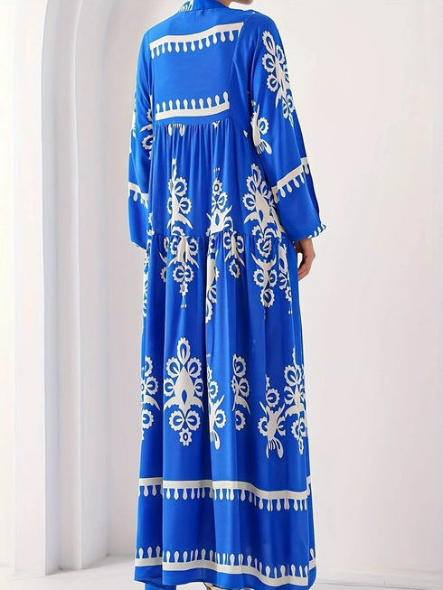 bohemian-print-long-sleeve-maxi-dress-OhSoStyled-Sophia's-Style-2