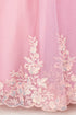 Girls Quinceañera & Flower Girl Ball Gown – Lace Appliqué Tulle Princess Dress 2-16