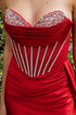 Womens Rhinestone Corset Evening Gown 4/XS-16/3X
