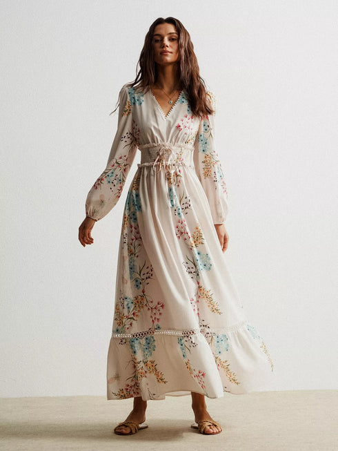 floral-print-long-sleeve-maxi-dress-with-smocked-waist-OhSoStyled-Sophia's-Style-6