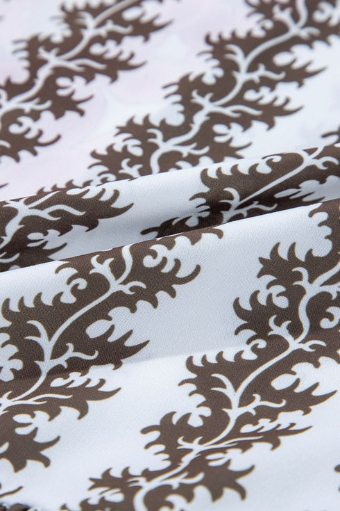 printed-notched-3-4-sleeve-mini-dress OhSoStyled - Sophia's Style-7