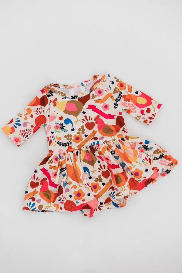 little-red-hen-twirl-bodysuit Mila & Rose - Sophia's StyleTwirl Bodysuit-1