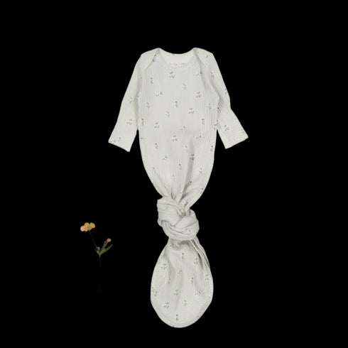 the-printed-baby-gown-dahlia-blue Lovely Littles - Sophia's StyleRompers-1