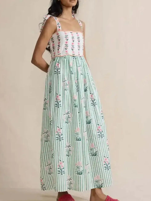 floral-striped-maxi-cami-dress-with-tie-straps-OhSoStyled-Sophia's-Style-2