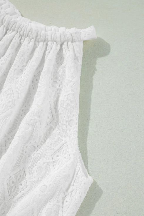 lace-sleeveless-tied-waist-mini-dress OhSoStyled - Sophia's Style in -13