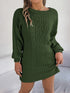 cable-knit-round-neck-sweater-dress-Sophia's Style-9