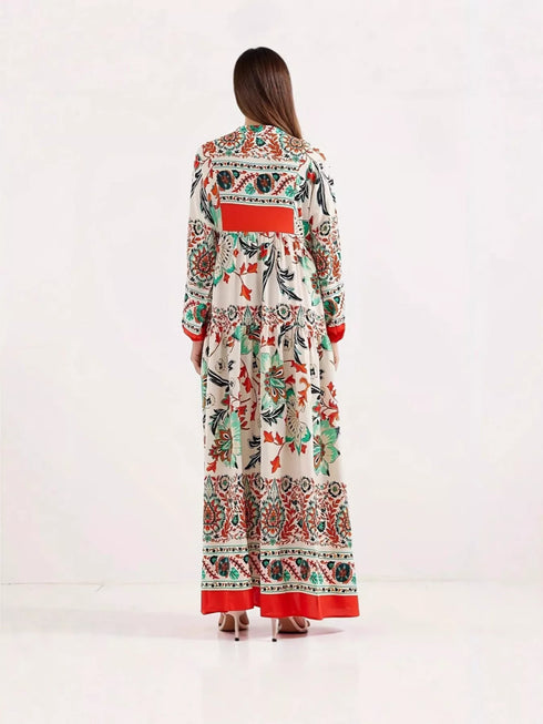 printed-notched-long-sleeve-maxi-dress-OhSoStyled-Sophia's-Style-3