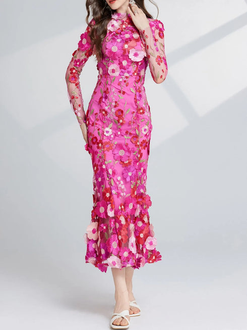 floral-embroidered-mesh-long-sleeve-midi-dress-OhSoStyled-Sophia's-Style-13
