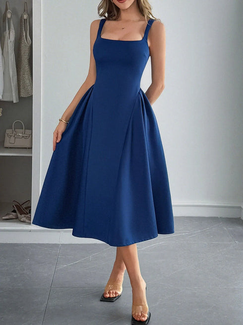 square-neck-wide-strap-midi-dress-OhSoStyled-Sophia's-Style-6