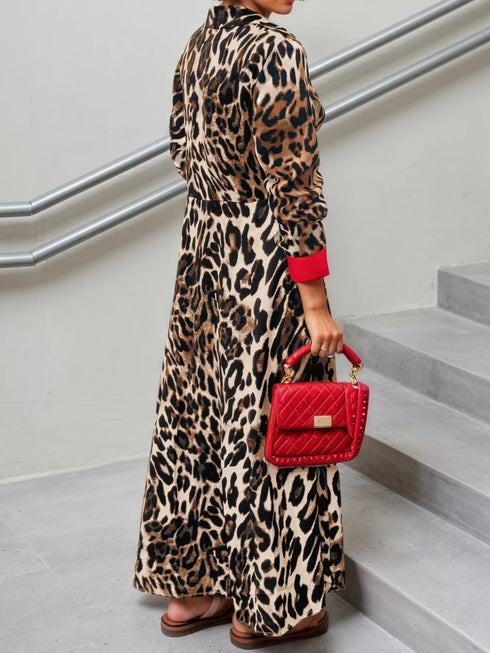 leopard-print-long-sleeve-shirt-dress-with-contrast-trim-OhSoStyled-Sophia's-Style-9