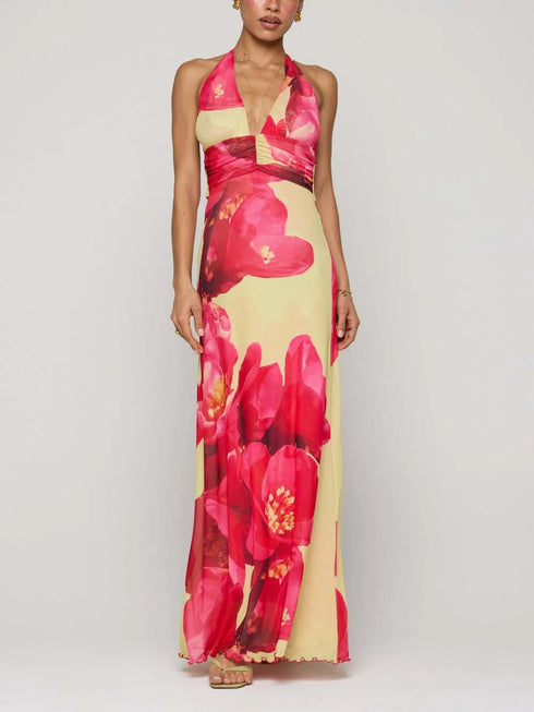 floral-halter-neck-deep-v-maxi-dress-OhSoStyled-Sophia's-Style-11