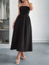 strapless-a-line-midi-dress-with-pockets-OhSoStyled-Sophia's-Style-2