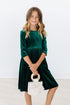 hunter-green-velvet-twirl-dress Mila &  Rose - Sophia's Style--2T--3