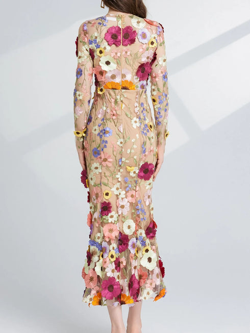 floral-embroidered-mesh-long-sleeve-midi-dress-OhSoStyled-Sophia's-Style-6