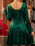 velvet-round-neck-long-sleeve-dress-Sophia's Style-3
