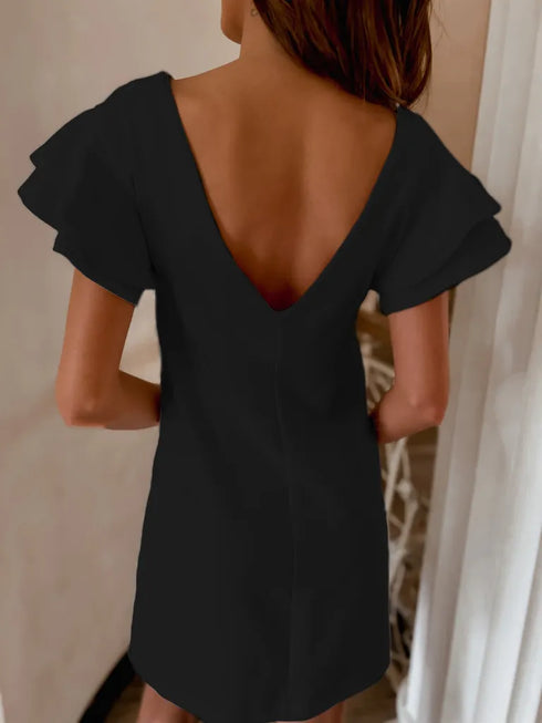 ruffled-layered-short-sleeve-mini-dress OhSoStyled at Sophia's Style-20